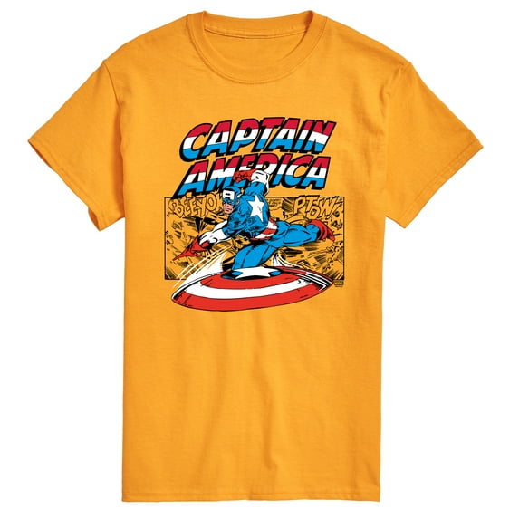 Marvel - Captain America Burst - Men's Short Sleeve Graphic T-Shirt