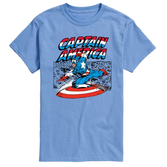 Marvel - Captain America Burst - Men's Short Sleeve Graphic T-Shirt