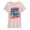 thumbnail image 1 of Marvel - Captain America Burst - Women's Short Sleeve Graphic T-Shirt, 1 of 3