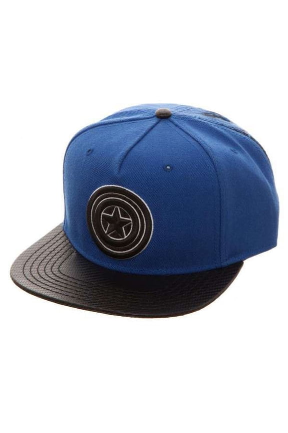 Marvel Captain America Carbon Fiber Snapback Cap Apparel