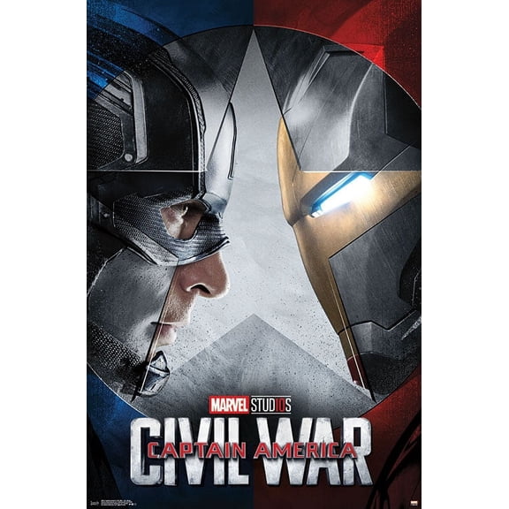 Marvel - Captain America: CiVil War - Faceoff One Sheet Wall Poster, 22.375" x 34"
