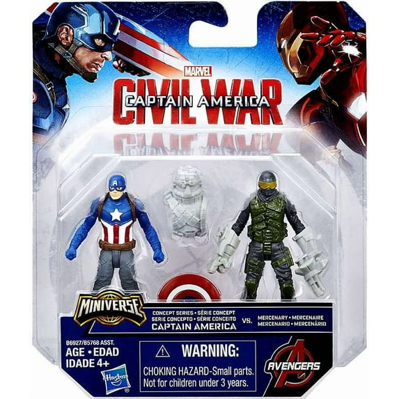 Marvel Captain America: Civil War "Concept Series Captain America vs. Mercenary