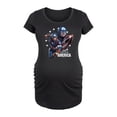 thumbnail image 1 of Marvel Captain America - Collage - Maternity Scoop Neck Graphic T-Shirt, 1 of 5