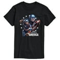 thumbnail image 1 of Marvel Captain America - Collage - Men's Short Sleeve Graphic Tee, 1 of 4