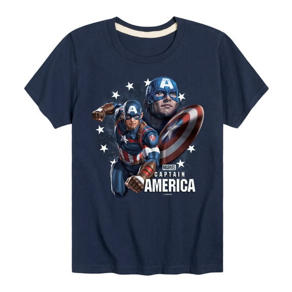 Marvel Captain America - Collage - Toddler and Youth Short Sleeve Graphic T-shirt