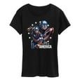 thumbnail image 1 of Marvel Captain America - Collage - Women's Short Sleeve Graphic T-Shirt, 1 of 5