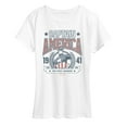 thumbnail image 1 of Marvel Captain America - Collegiate - Women's Short Sleeve Graphic T-Shirt, 1 of 5