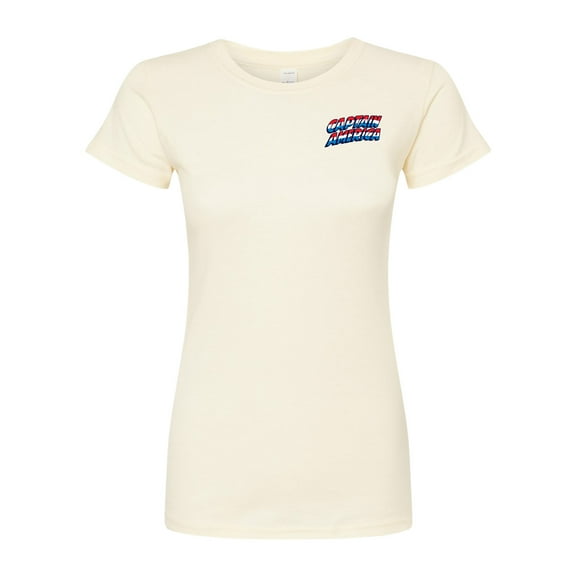 Marvel Captain America - Comic Book - Juniors Fitted Graphic T-Shirt