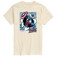thumbnail image 1 of Marvel Captain America - Comic Book Panels - Men's Short Sleeve Graphic Tee, 1 of 5