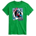 thumbnail image 1 of Marvel Captain America - Comic Book Panels - Men's Short Sleeve Graphic Tee, 1 of 5