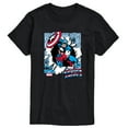 thumbnail image 1 of Marvel Captain America - Comic Book Panels - Men's Short Sleeve Graphic Tee, 1 of 5