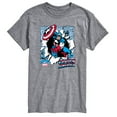thumbnail image 1 of Marvel Captain America - Comic Book Panels - Men's Short Sleeve Graphic Tee, 1 of 5