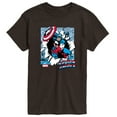 thumbnail image 1 of Marvel Captain America - Comic Book Panels - Men's Short Sleeve Graphic Tee, 1 of 4