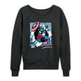 thumbnail image 1 of Marvel Captain America - Comic Book Panels - Women's French Terry Pullover Sweatshirt, 1 of 5