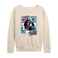 thumbnail image 1 of Marvel Captain America - Comic Book Panels - Women's French Terry Pullover Sweatshirt, 1 of 5