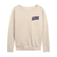 thumbnail image 1 of Marvel Captain America - Comic Book Super Soldier - Women's French Terry Pullover Sweatshirt, 1 of 5