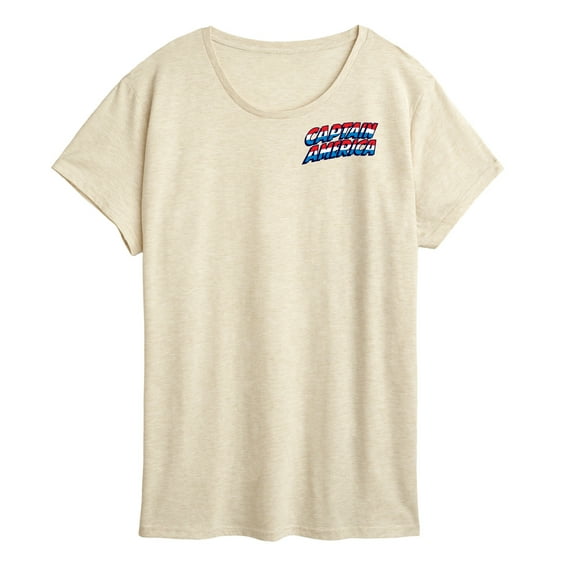 Marvel Captain America - Comic Book Super Soldier - Women's Short Sleeve Graphic T-Shirt