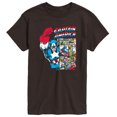 thumbnail image 1 of Marvel - Captain America Comic Panel Portrait - Men's Short Sleeve Graphic T-Shirt, 1 of 3