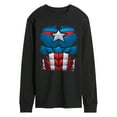 thumbnail image 1 of Marvel - Captain America Costume - Men's Long Sleeve Graphic T-Shirt, 1 of 4