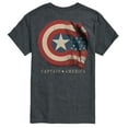 thumbnail image 1 of Marvel - Captain America Flag Pastel - Men's Short Sleeve Graphic T-Shirt, 1 of 4