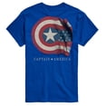 thumbnail image 1 of Marvel - Captain America Flag Pastel - Men's Short Sleeve Graphic T-Shirt, 1 of 4