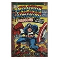 thumbnail image 1 of Marvel Captain America HD Comic Cover Rug, 4'6"x6'6", 1 of 4