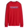 thumbnail image 1 of Marvel - Captain America Horizontal - Men's Long Sleeve Tee, 1 of 3