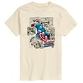thumbnail image 1 of Marvel - Captain America Jump - Men's Short Sleeve Graphic T-Shirt, 1 of 4