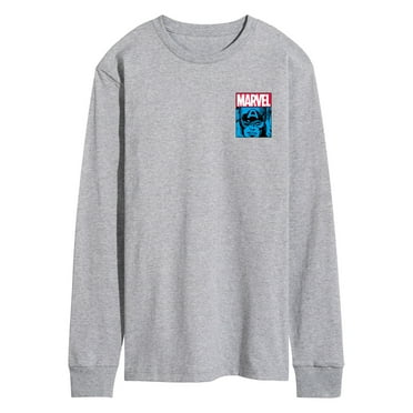 Marvel Captain America - Living Legend - Men's Long Sleeve Graphic Tee