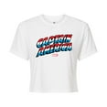 thumbnail image 1 of Marvel Captain America - Logo - Juniors Cropped Graphic T-Shirt, 1 of 5
