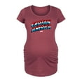 thumbnail image 1 of Marvel Captain America - Logo - Maternity Scoop Neck Graphic T-Shirt, 1 of 5