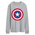thumbnail image 1 of Marvel Captain America - Logo Shield - Men's Long Sleeve Graphic Tee, 1 of 5