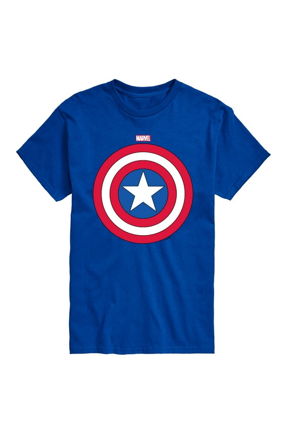 Captain America - Logo Shield - Men's Short Sleeve Graphic Tee