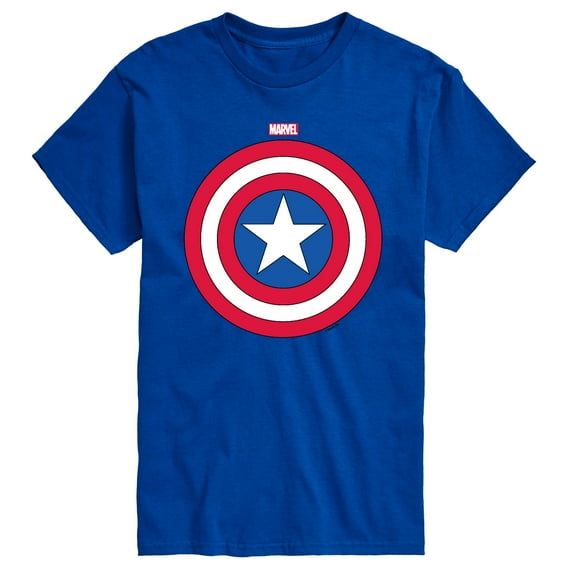Marvel Captain America - Logo Shield - Men's Short Sleeve Graphic Tee