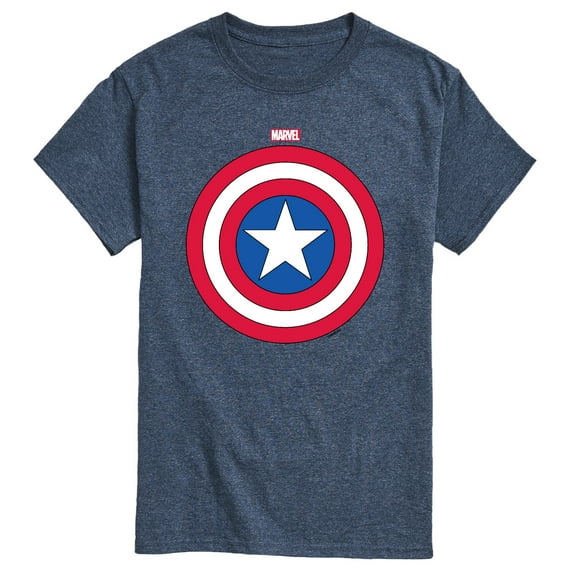 Marvel Captain America - Logo Shield - Men's Short Sleeve Graphic Tee