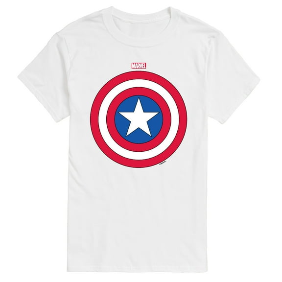 Marvel Captain America - Logo Shield - Men's Short Sleeve Graphic Tee