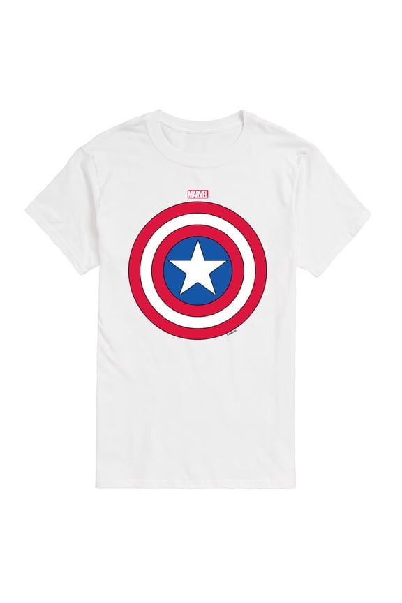 Captain America - Logo Shield - Men's Short Sleeve Graphic Tee