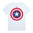 thumbnail image 1 of Marvel Captain America - Logo Shield - Toddler and Youth Short Sleeve Graphic T-shirt, 1 of 5