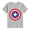 thumbnail image 1 of Marvel Captain America - Logo Shield - Toddler and Youth Short Sleeve Graphic T-shirt, 1 of 5