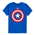 thumbnail image 1 of Marvel Captain America - Logo Shield - Toddler and Youth Short Sleeve Graphic T-shirt, 1 of 5