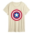 thumbnail image 1 of Marvel Captain America - Logo Shield - Women's Short Sleeve Graphic T-Shirt, 1 of 5