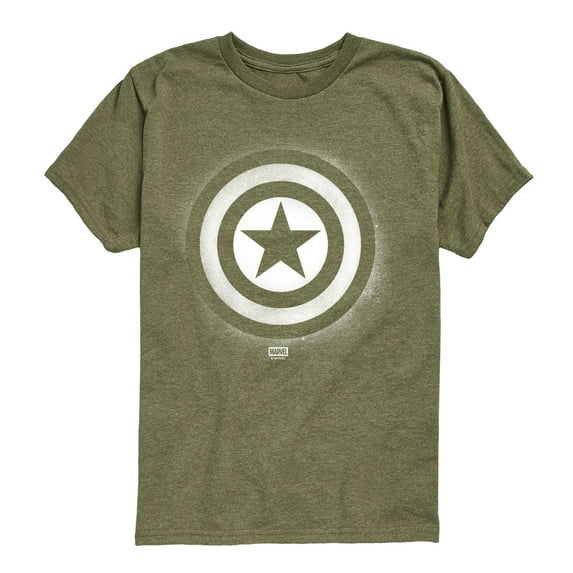 Marvel - Captain America Logo Spray Paint Graffiti - Toddler Short Sleeve Graphic T-Shirt