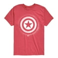 thumbnail image 1 of Captain America - Logo Spray Paint - Youth Boys Short Sleeve Graphic T-Shirt, 1 of 4
