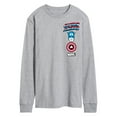 thumbnail image 1 of Marvel Captain America - Logo Stack - Men's Long Sleeve Graphic Tee, 1 of 5
