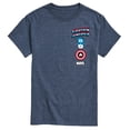 thumbnail image 1 of Marvel Captain America - Logo Stack - Men's Short Sleeve Graphic Tee, 1 of 5