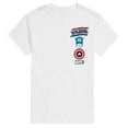 thumbnail image 1 of Marvel Captain America - Logo Stack - Men's Short Sleeve Graphic Tee, 1 of 5