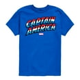 thumbnail image 1 of Marvel Captain America - Logo Type - Toddler and Youth Short Sleeve Graphic T-shirt, 1 of 5