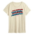 thumbnail image 1 of Marvel Captain America - Logo - Women's Short Sleeve Graphic T-Shirt, 1 of 5