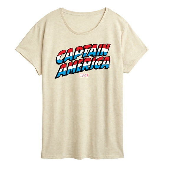 Marvel Captain America - Logo - Women's Short Sleeve Graphic T-Shirt
