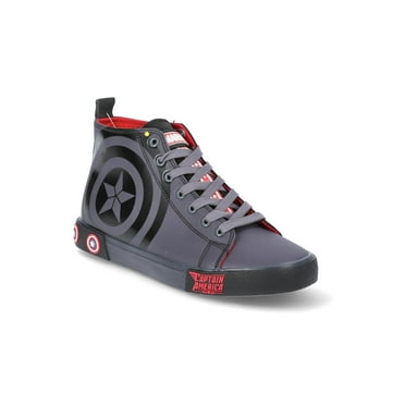 Marvel Captain America Men's Hi-Top Lace Sneaker